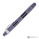 Nahvalur Eclipse Retractable Fountain Pen in Hepatizon with Silver Trim Fountain Pen