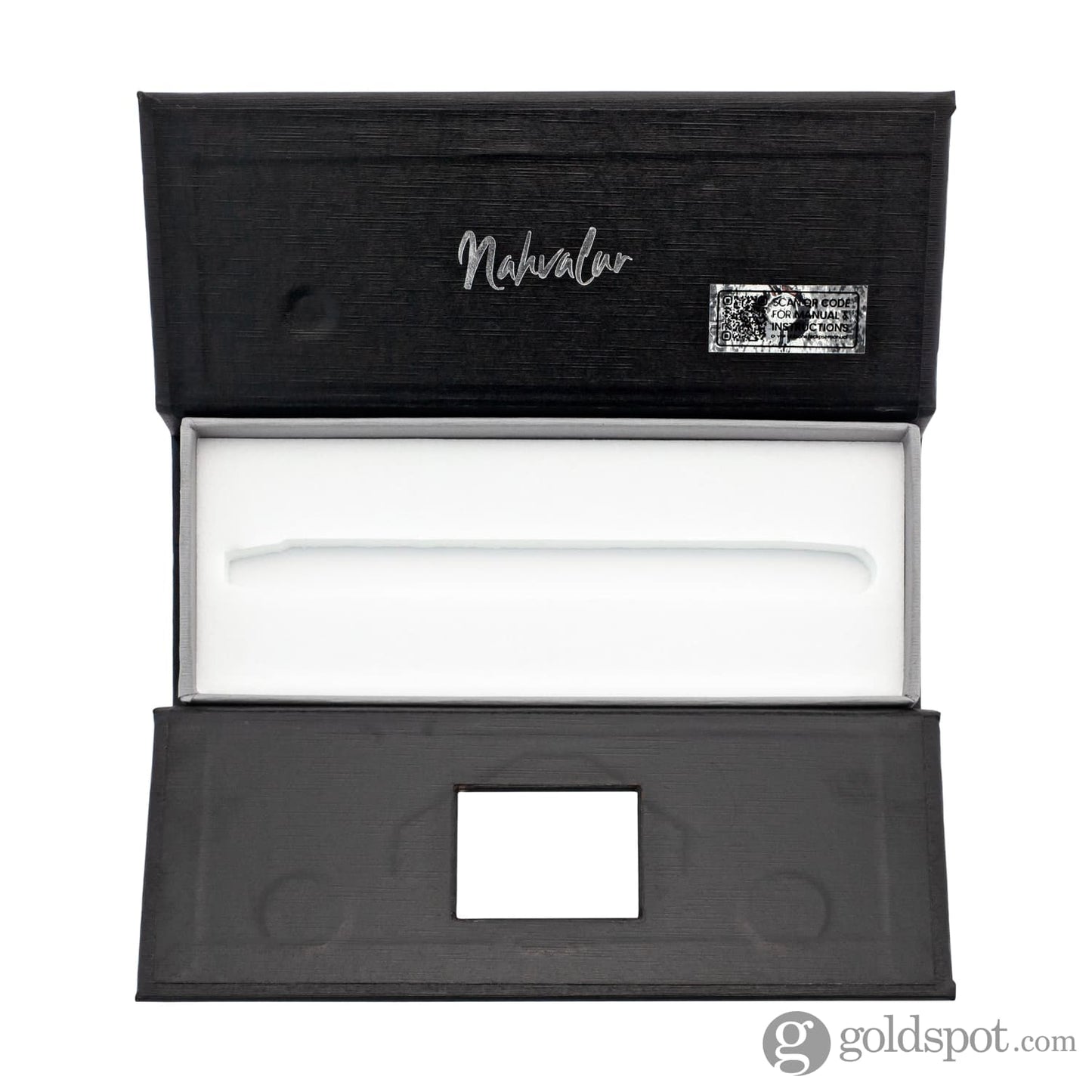 Nahvalur Eclipse Retractable Fountain Pen in Hepatizon with Silver Trim Fountain Pen