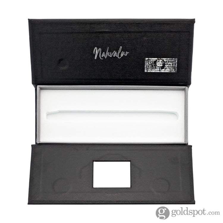 Nahvalur Eclipse Retractable Fountain Pen in Hepatizon with Silver Trim Fountain Pen
