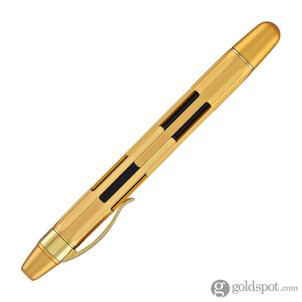 Nahvalur Eclipse Retractable Fountain Pen in Pure Gold Fountain Pen