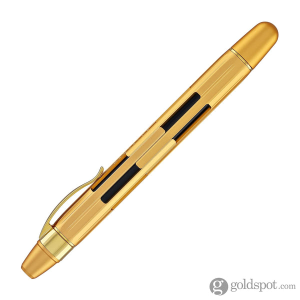 Nahvalur Eclipse Retractable Fountain Pen in Pure Gold Fountain Pen