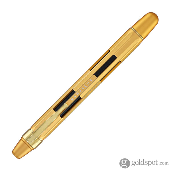 Nahvalur Eclipse Retractable Fountain Pen in Pure Gold Fountain Pen