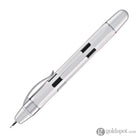 Nahvalur Eclipse Retractable Fountain Pen in Pure Silver Fountain Pen