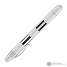 Nahvalur Eclipse Retractable Fountain Pen in Pure Silver Fountain Pen