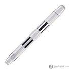 Nahvalur Eclipse Retractable Fountain Pen in Pure Silver Fountain Pen