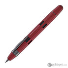 Nahvalur Eclipse Retractable Fountain Pen in Ruby with Black Trim Fountain Pen