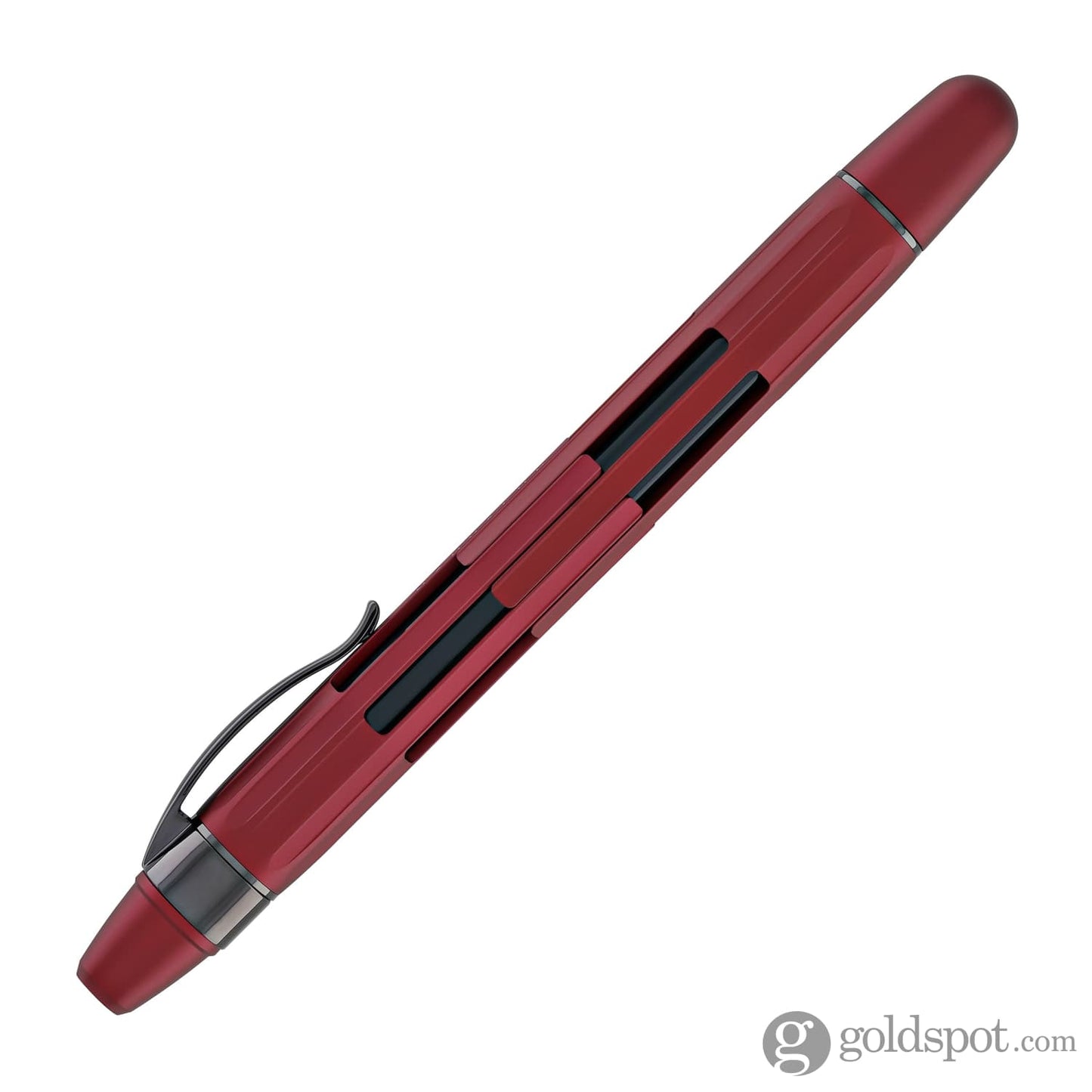 Nahvalur Eclipse Retractable Fountain Pen in Ruby with Black Trim Fountain Pen