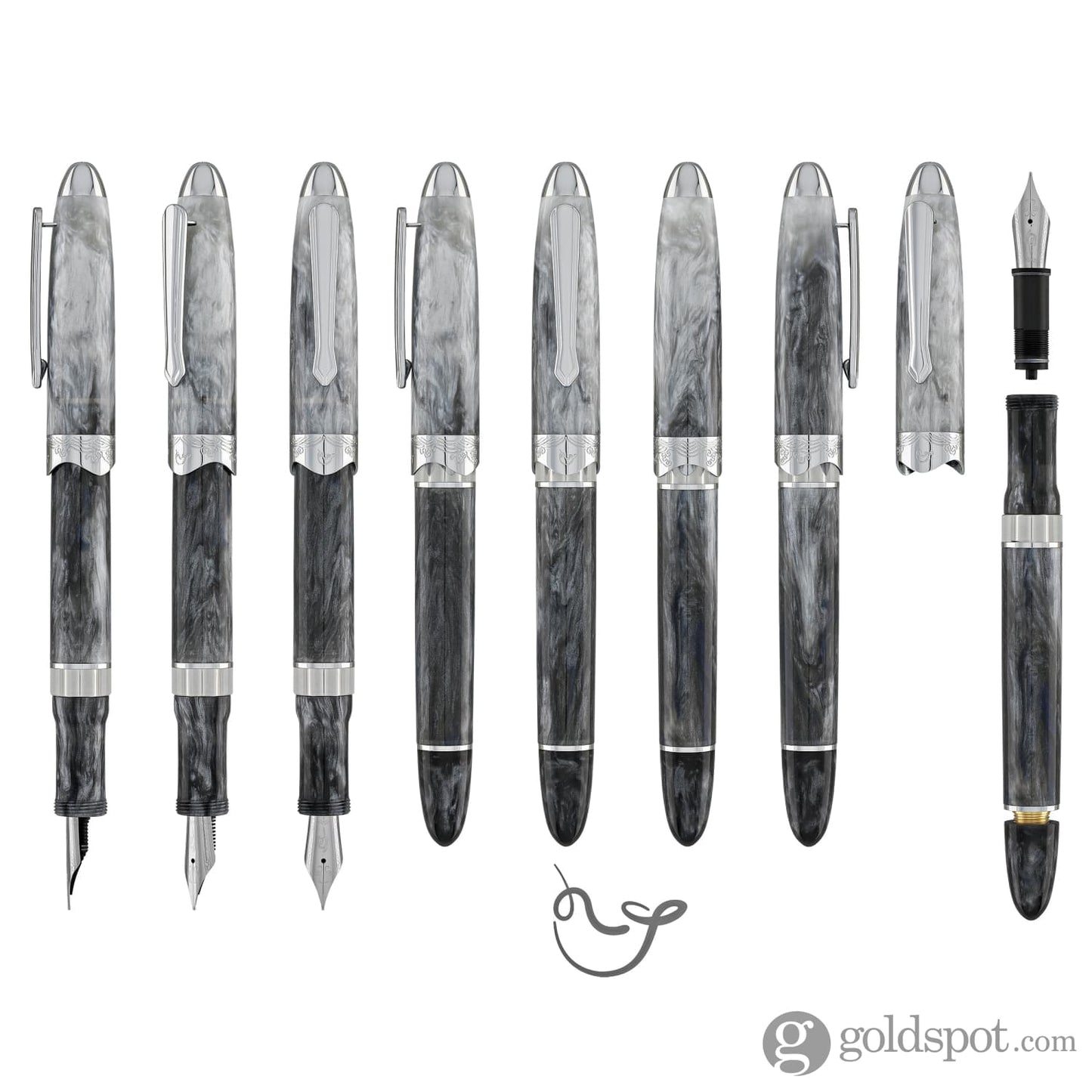 Nahvalur Horizon Fountain Pen in Aurora Fountain Pen