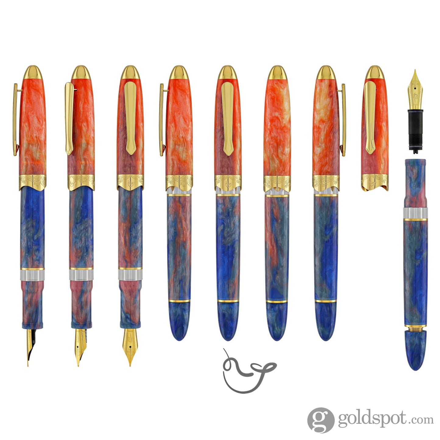 Nahvalur Horizon Fountain Pen in Dusk Fountain Pen