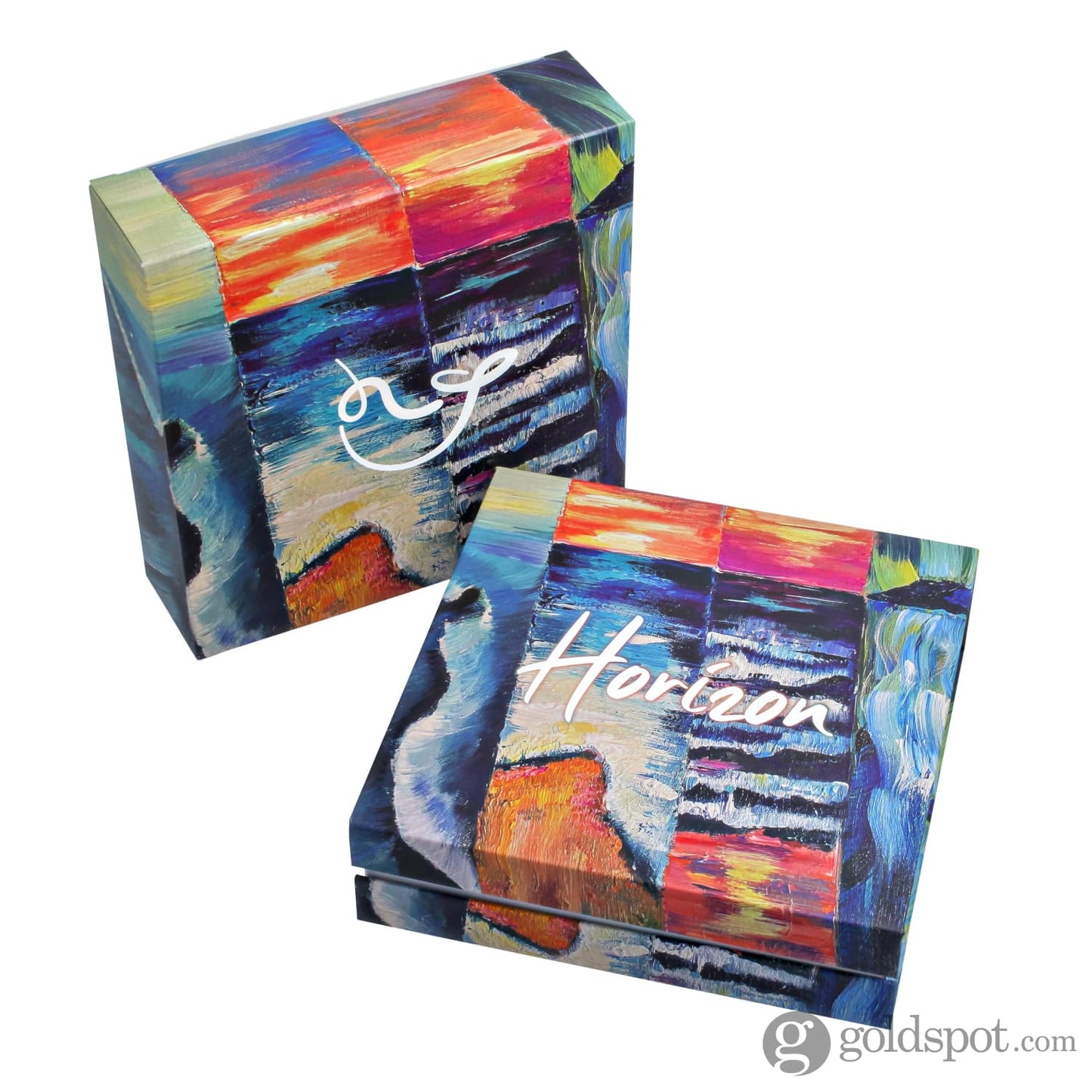 Nahvalur (Narwhal) Horizon Fountain Pen in Glacier