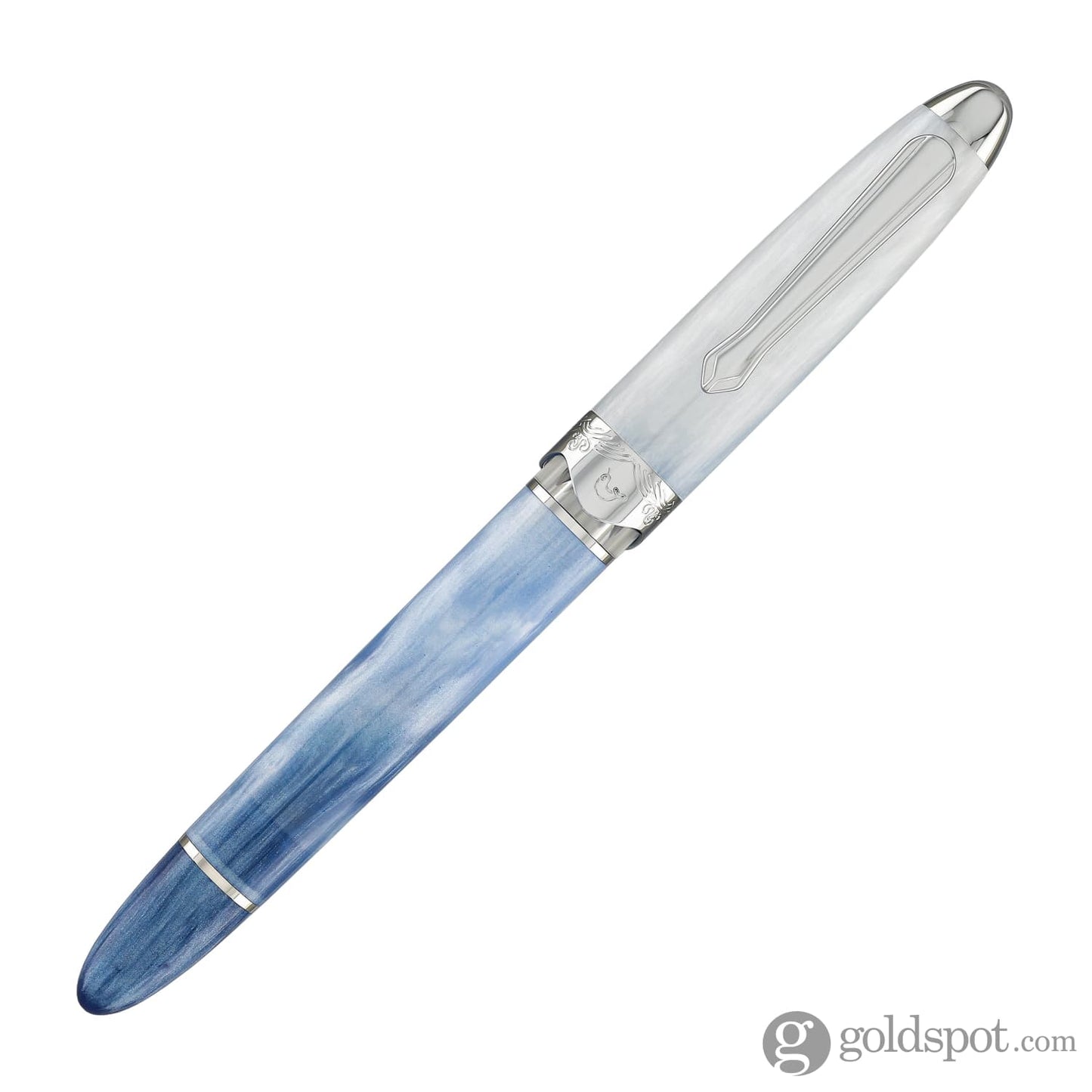 Nahvalur (Narwhal) Horizon Fountain Pen in Glacier