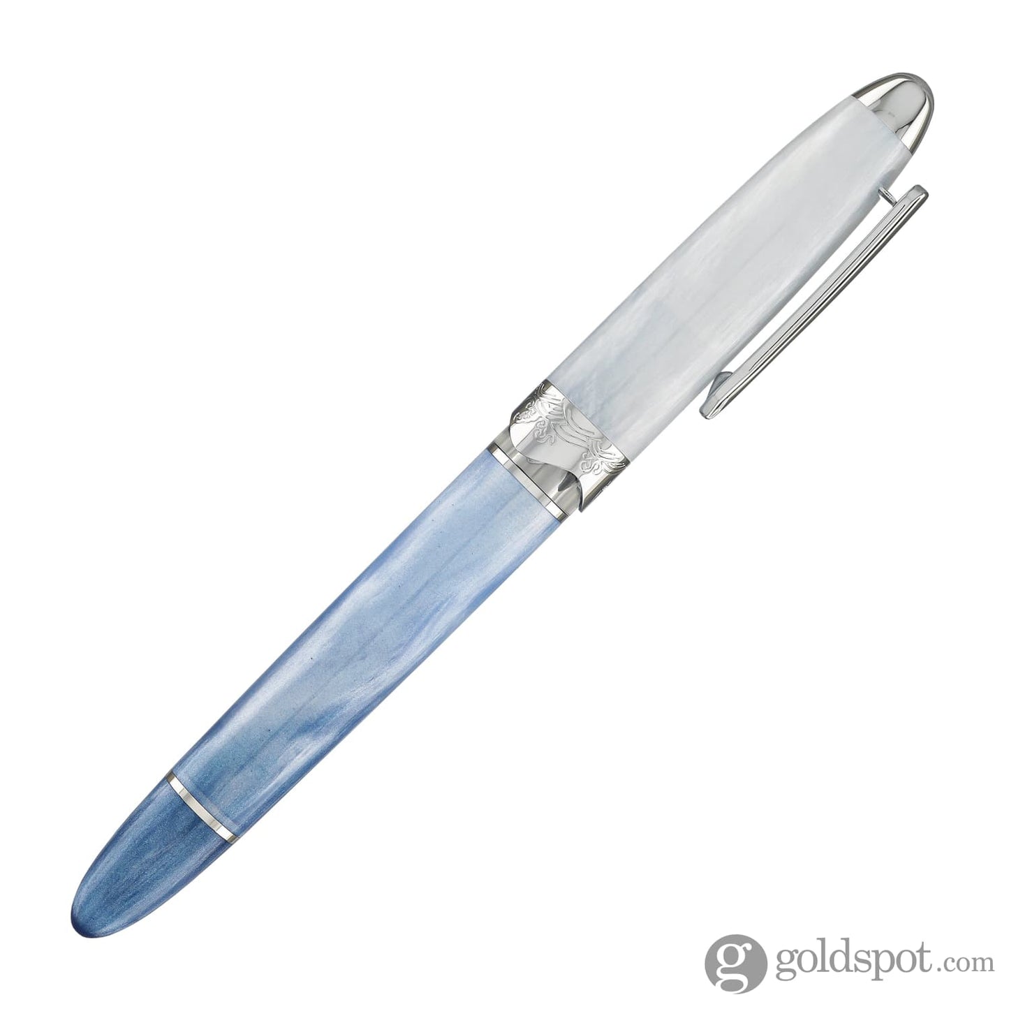 Nahvalur (Narwhal) Horizon Fountain Pen in Glacier