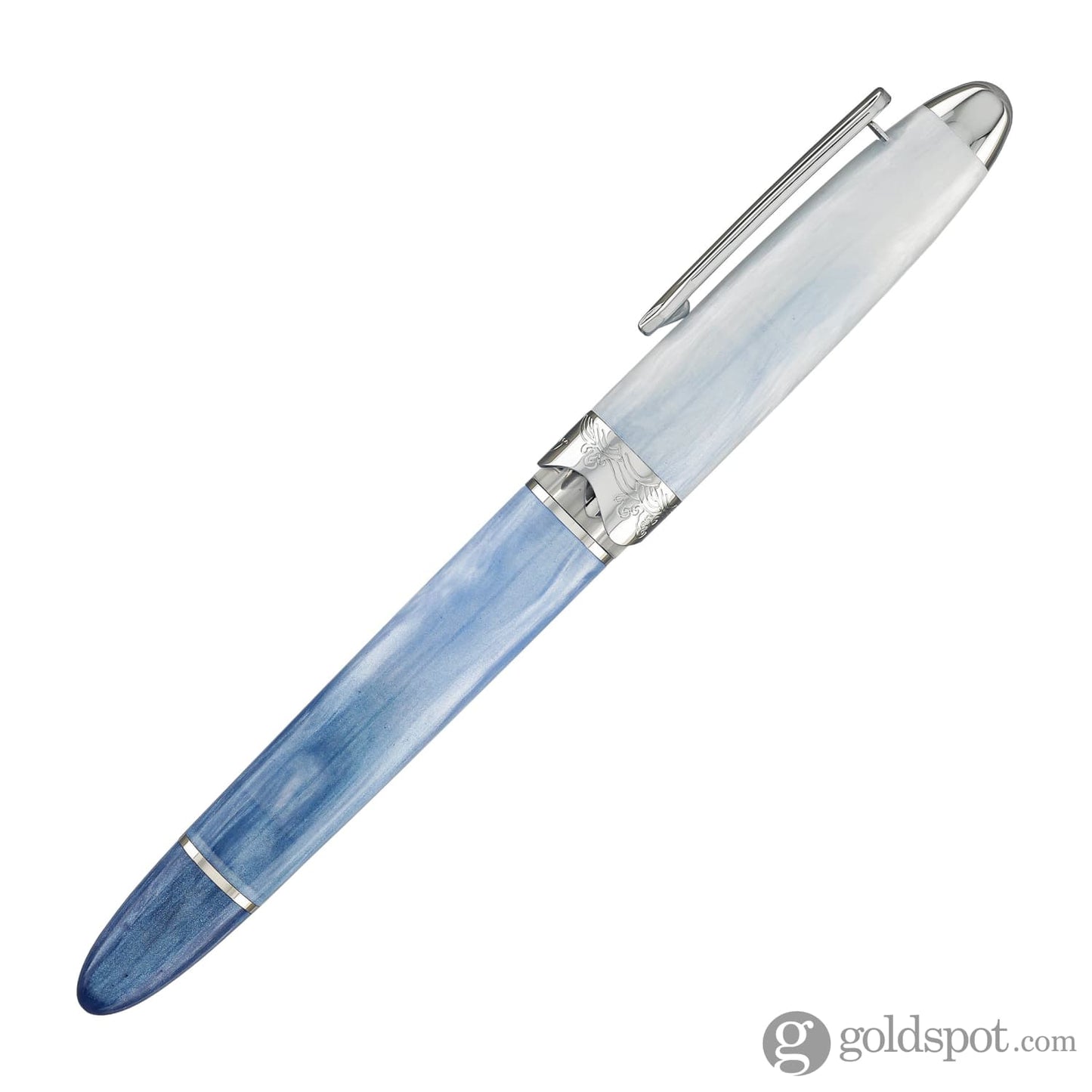 Nahvalur (Narwhal) Horizon Fountain Pen in Glacier