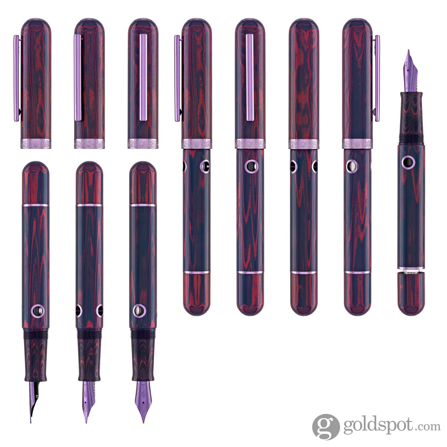 Nahvalur Nautilus Fountain Pen in Anthias Violet Fountain Pen