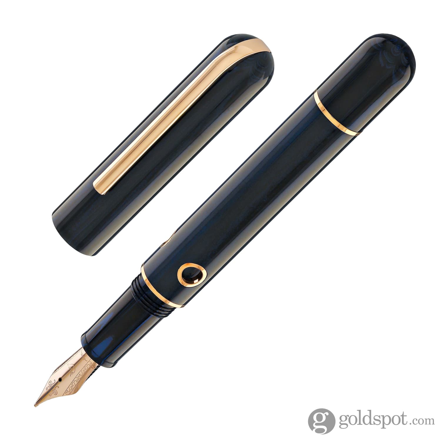 Nahvalur Nautilus Fountain Pen in Maylandia Blue - Goldspot Pens