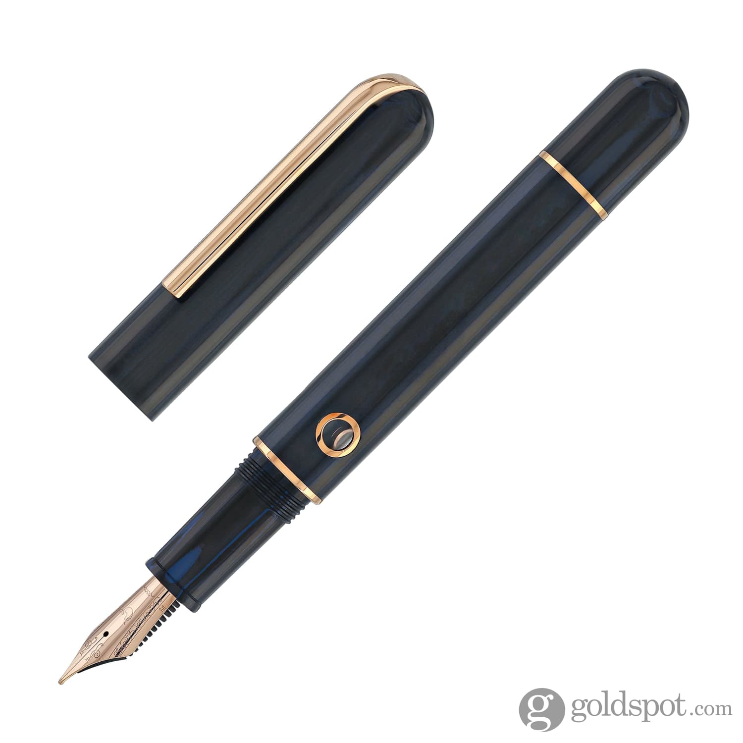 Nahvalur Nautilus Fountain Pen in Maylandia Blue - Goldspot Pens