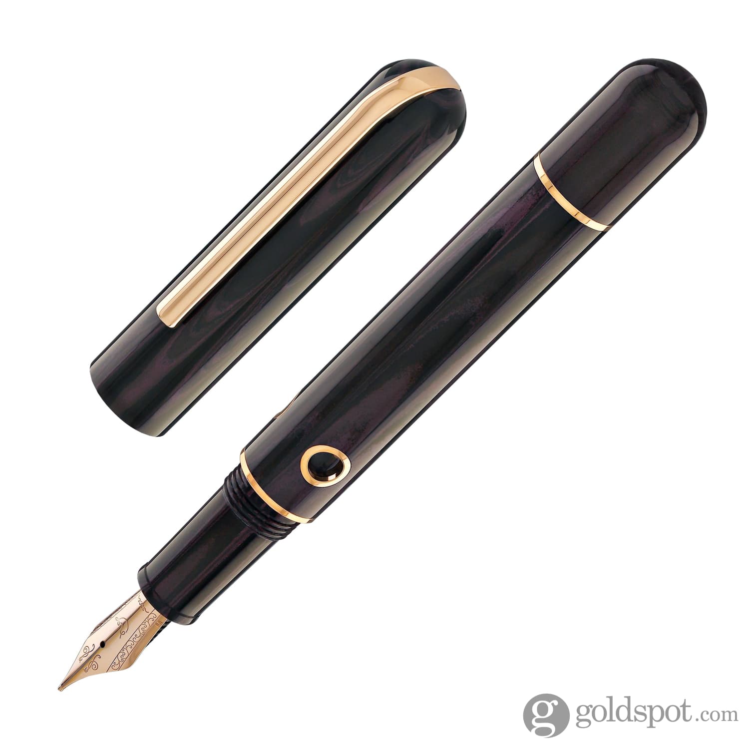 Nahvalur Nautilus Fountain Pen in Stylophora Berry - Goldspot Pens
