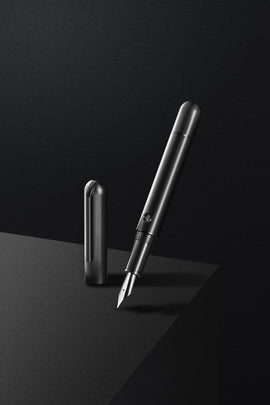 Nahvalur Nautilus Fountain Pen in Ti Black