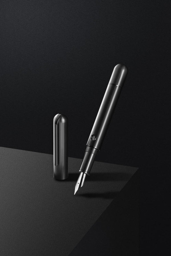 Nahvalur Nautilus Fountain Pen in Ti Black Fountain Pen