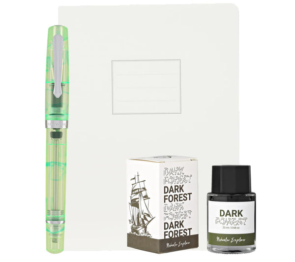 Nahvalur Original Plus Fountain Pen in Altifrons Green Gift Pack Fountain Pen