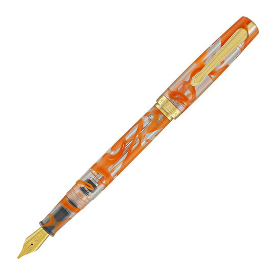 Nahvalur Original Plus Fountain Pen in Garibaldi Orange