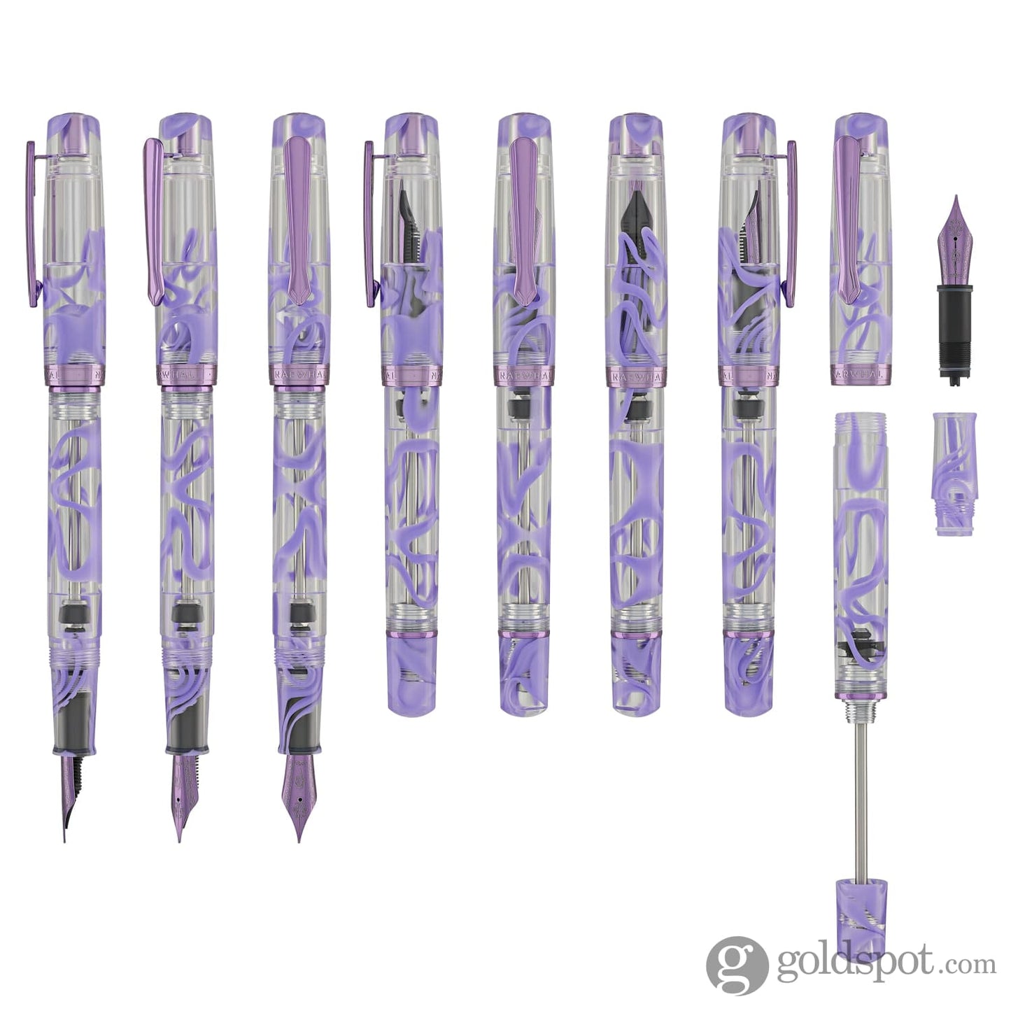 Nahvalur Original Plus Fountain Pen in Lavender Tetra Fountain Pen