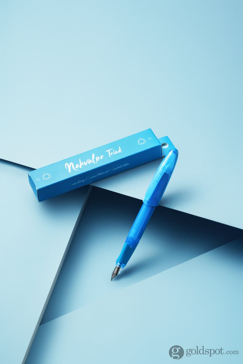 Nahvalur Triad Collection Fountain Pen in Blue Fountain Pen