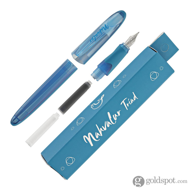 Nahvalur Triad Collection Fountain Pen in Blue Fountain Pen