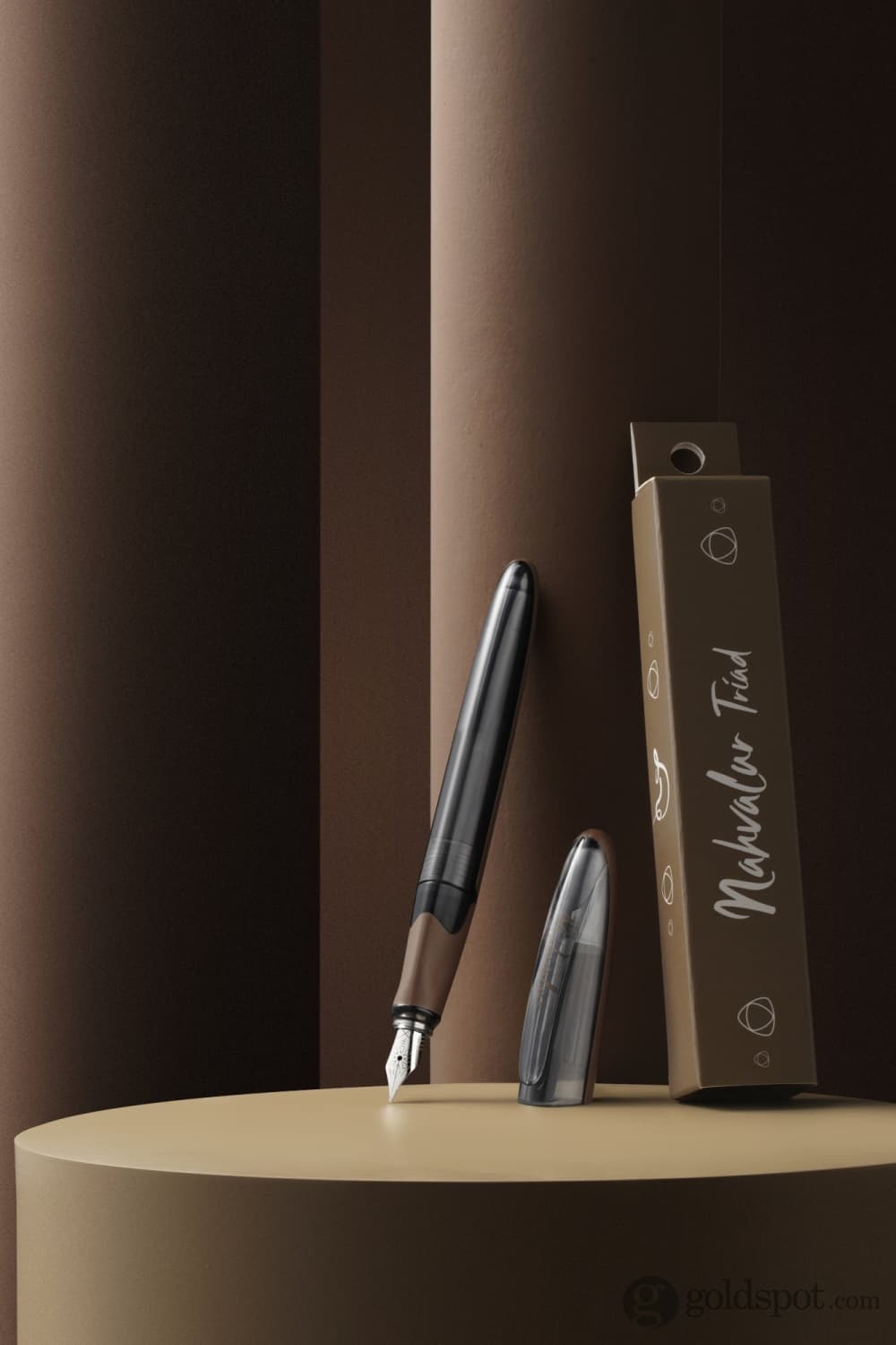 Nahvalur Triad Collection Fountain Pen in Chocolate Fountain Pen