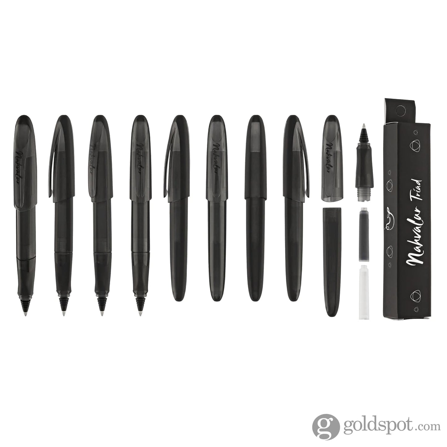 Nahvalur Triad Collection Rollerball Pen in Black Rollerball Pen