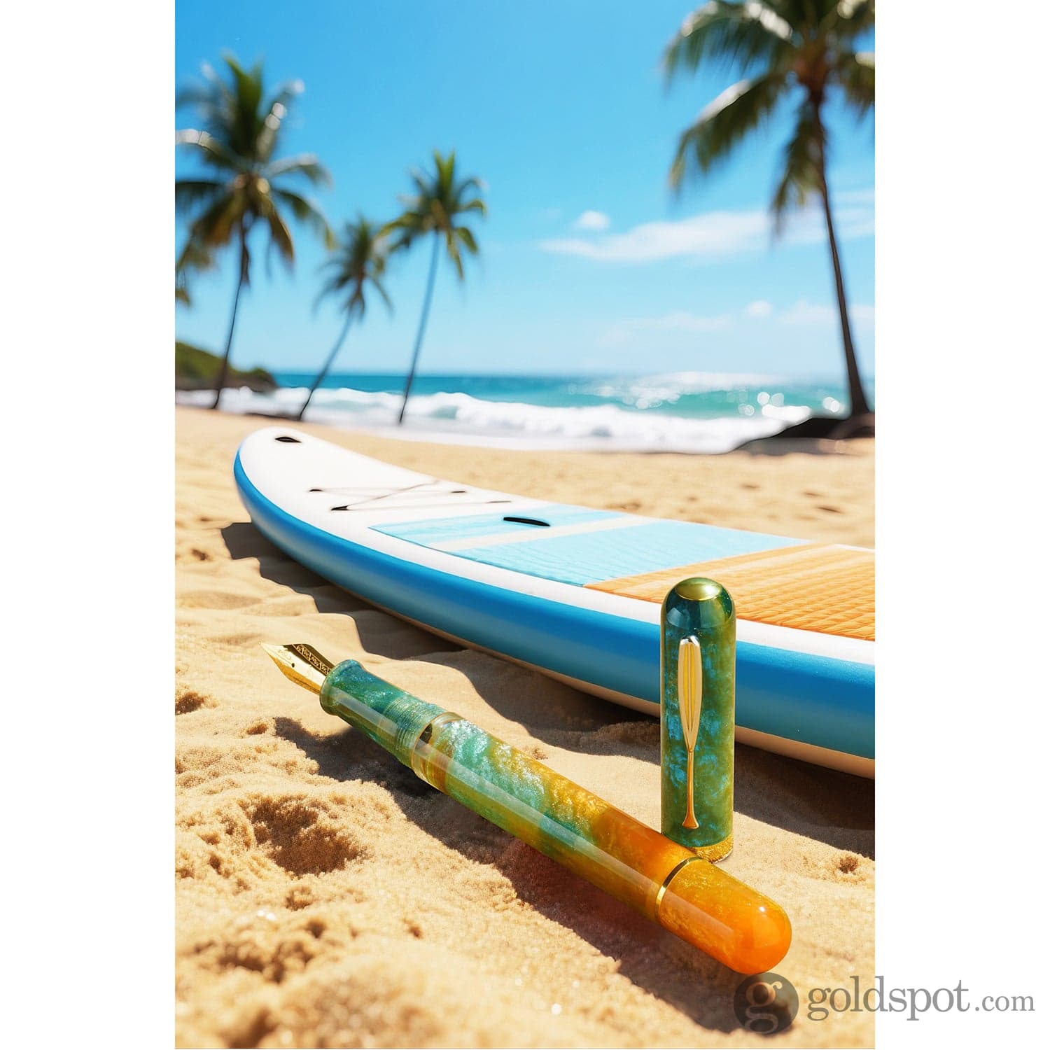 Nahvalur Voyage Fountain Pen in Hawaii - Goldspot Pens