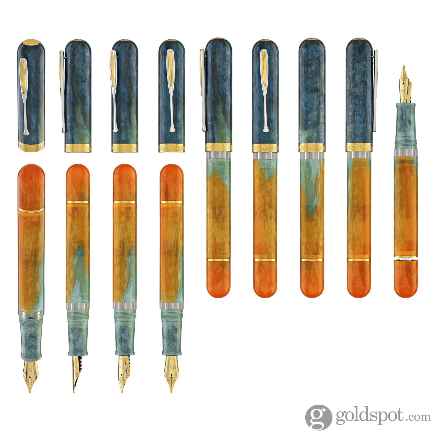 Nahvalur Voyage Fountain Pen in Hawaii - Goldspot Pens