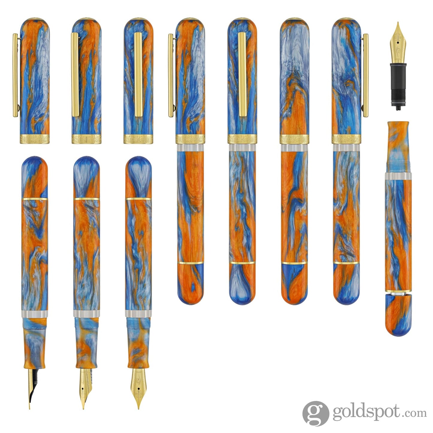 Nahvalur Voyage Vacation Fountain Pen in Cancun Fountain Pen