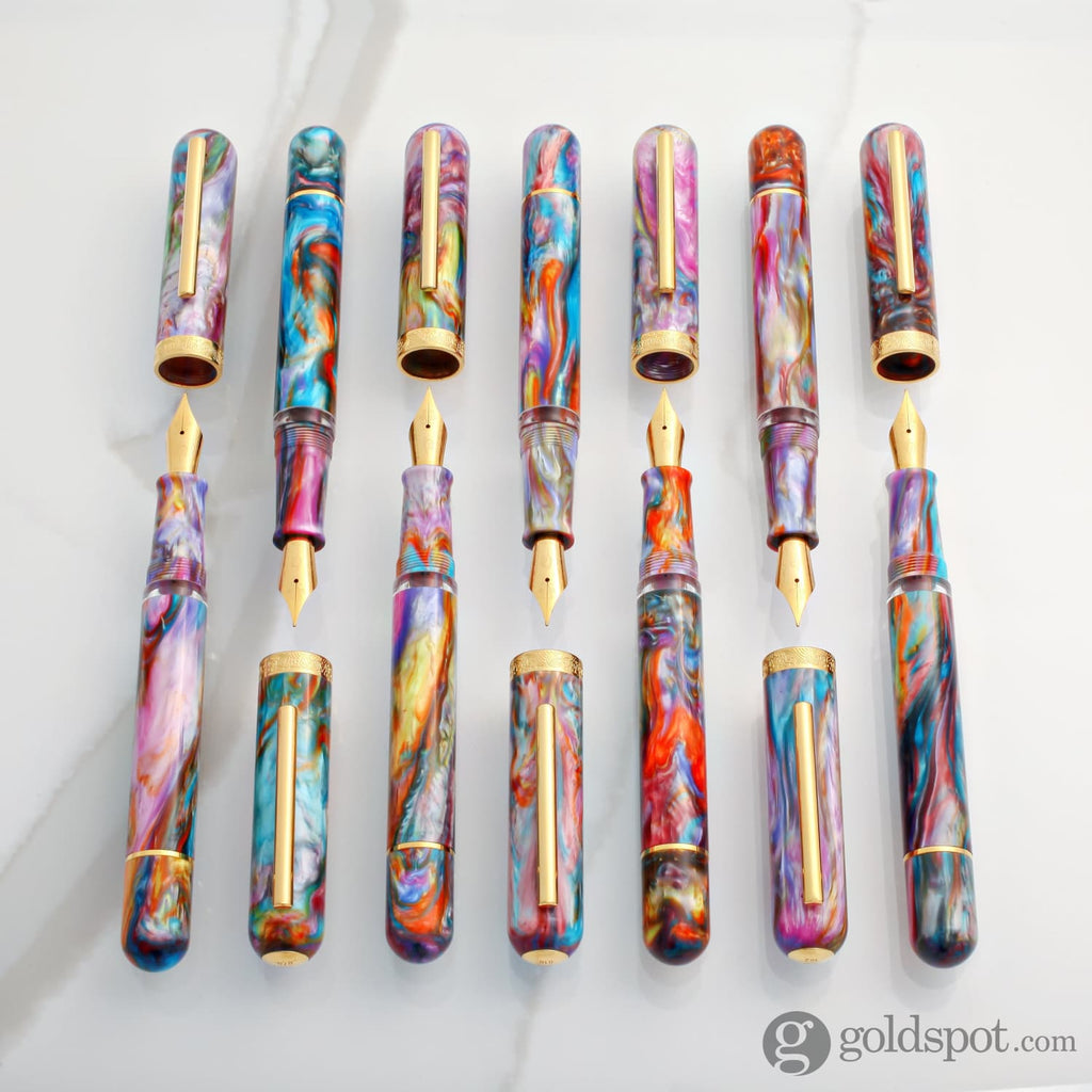 Nahvalur Voyage Vacation Fountain Pen in Miami Goldspot Pens