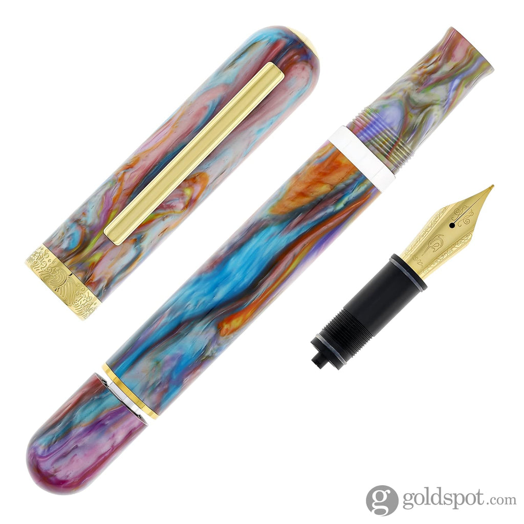 Nahvalur Voyage Vacation Fountain Pen in Miami Goldspot Pens