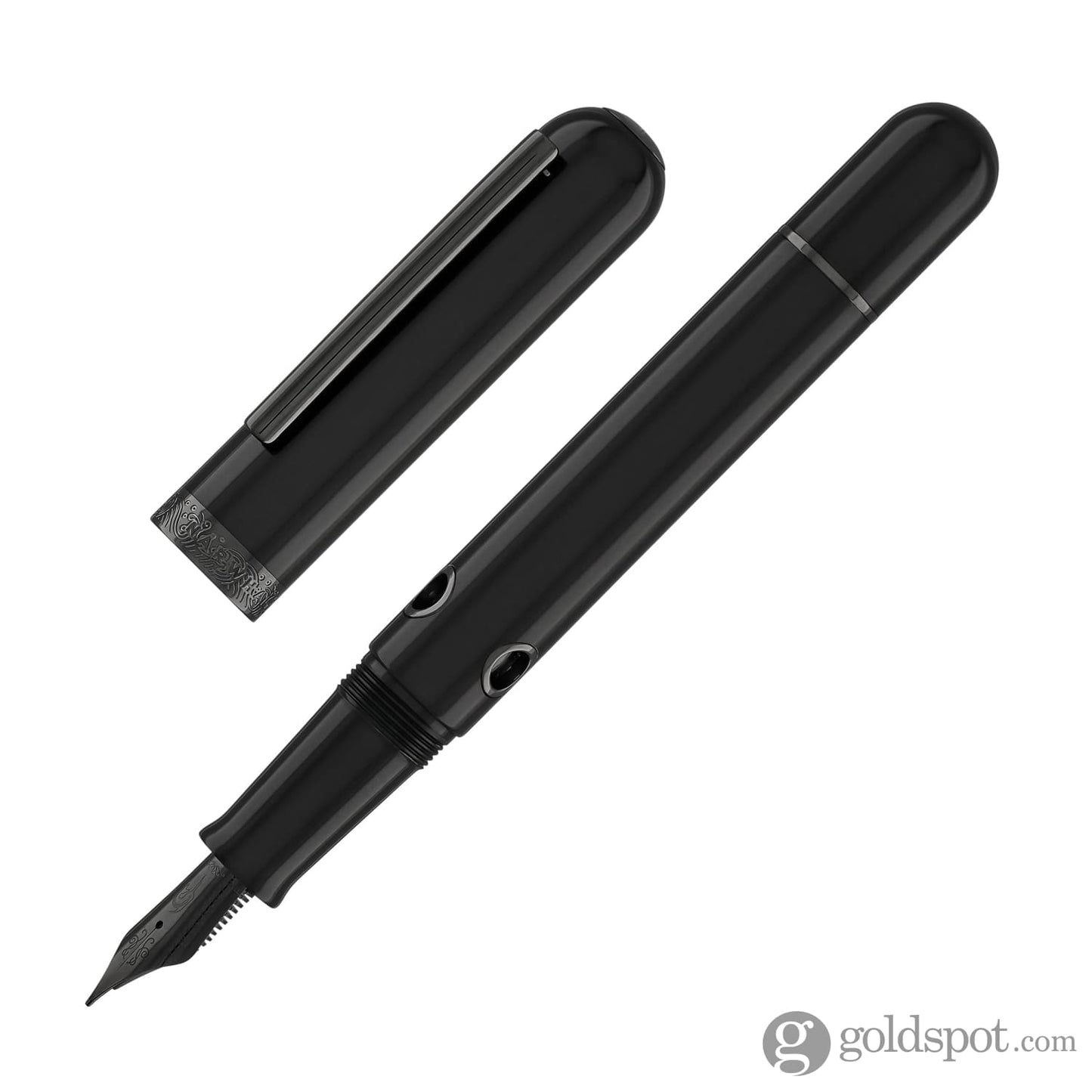 Narwhal Nautilus Fountain Pen in Cephalopod Black Fountain Pen