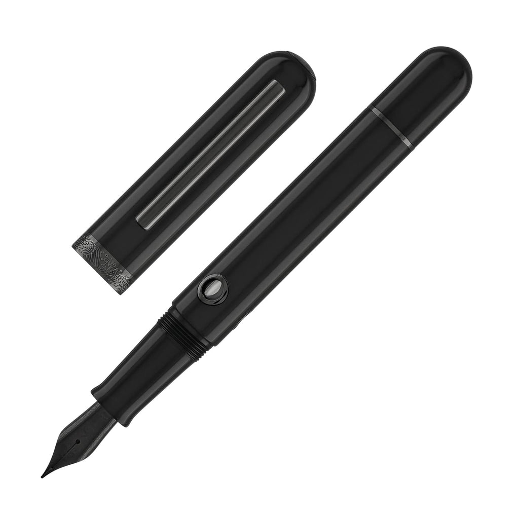 Narwhal Nautilus Fountain Pen in Cephalopod Black Fountain Pen