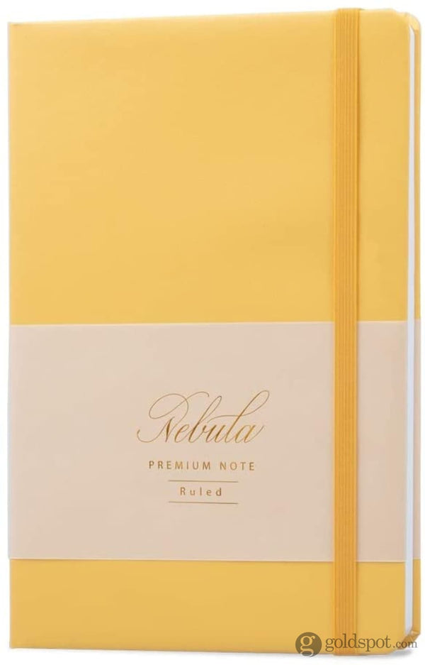 Nebula by Colorverse A5 Notebook in Cozy Yellow Dotted Notebooks Journals