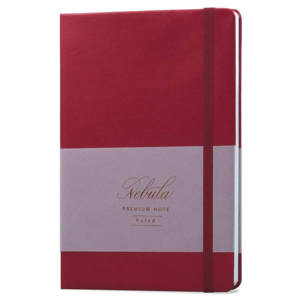 Nebula by Colorverse A5 Notebook in Ruby Wine Notebooks Journals