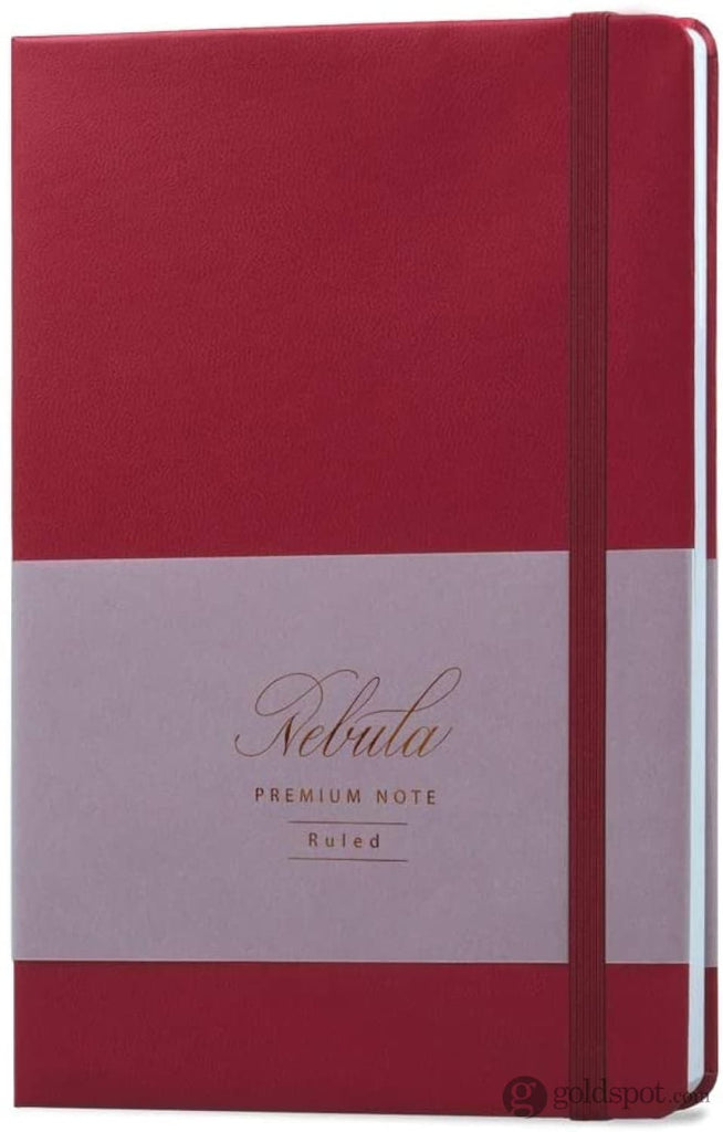 Nebula by Colorverse A5 Notebook in Ruby Wine Dotted Notebooks Journals