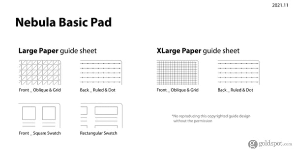 Nebula by Colorverse Basic Pad Notebook - Large Notebook