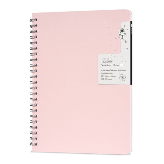 Nebula by Colorverse Casual A5 Notebook in Baby Pink