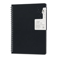 Nebula by Colorverse Casual A5 Notebook in Black