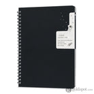 Nebula by Colorverse Casual A5 Notebook in Black Blank Notebooks Journals