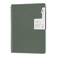 Nebula by Colorverse Casual A5 Notebook in Oil Green