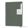 Nebula by Colorverse Casual A5 Notebook in Oil Green Dot Grid Notebooks Journals