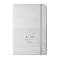 Nebula by Colorverse A5 Notebook in Snow White - Plain
