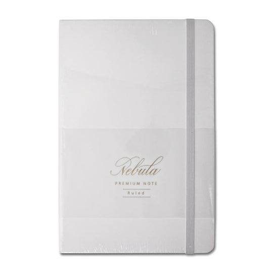 Nebula by Colorverse A5 Notebook in Snow White - Plain