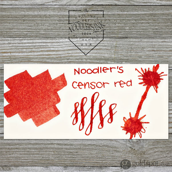 Noodler’s Brevity Bottled Ink in Censor Red - 3oz Bottled Ink