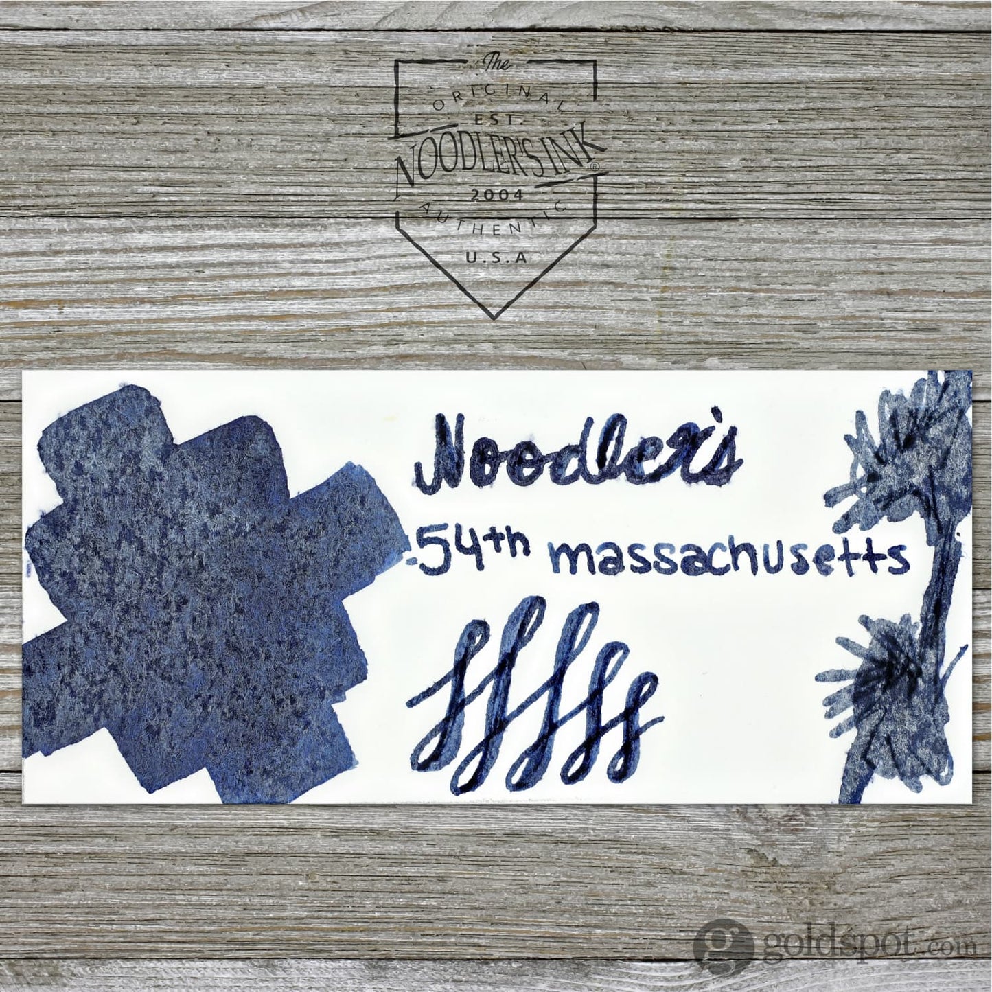 Noodler’s Bottled Ink in 54th Massachusetts Bulletproof Legal Blue-Black - 3oz Bottled Ink